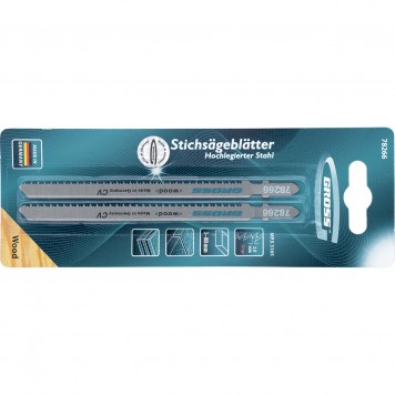 78266 | Полотна для электролобзика по дереву, 2 шт, ( 3165 ), GROSS-0