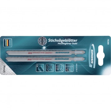 78280 | Полотна для электролобзика по металлу, 2 шт, ( 3176 ), GROSS-0