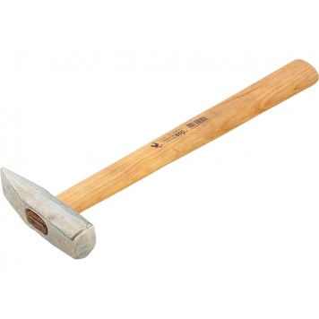 10263 | Молоток слесарный, 300 г, квадратный боек, деревянная рукоятка Россия, РОССИЯ-1