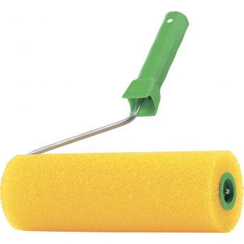 80233 | Валик "Структурный" Поролоновый с ручкой, "гладкий", 180 мм, СИБРТЕХ-0