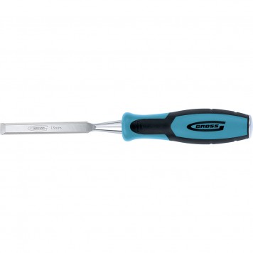 25005 | Долото-стамеска 13 мм, двухкомпонентная эргономичная рукоятка, GROSS PIRANHA-0