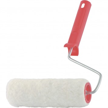 80161 | Валик "Натуральный мех", в сборе, 100 мм, D 48 мм, D ручки 6 мм, крепление шплинтом, СИБРТЕХ-0