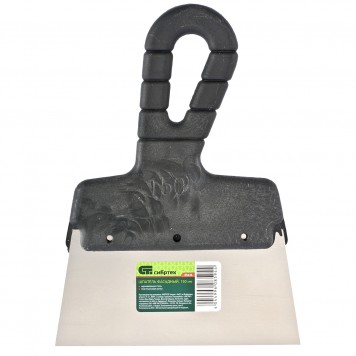 85436 | Шпатель фасадный из нержавеющей стали, 150 мм, пластмассовая ручка, СИБРТЕХ-0