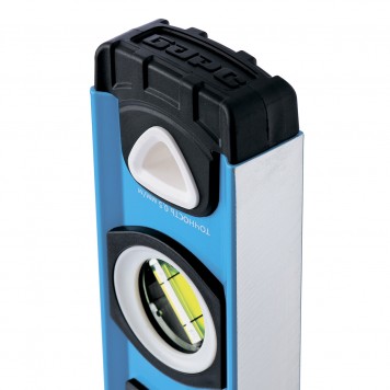 34354 | Уровень алюминиевый, двуручный, 1000 мм, профиль 1,6 мм, фрезеров, ударопрочные заглушки, 3 глазка, БАРС-2