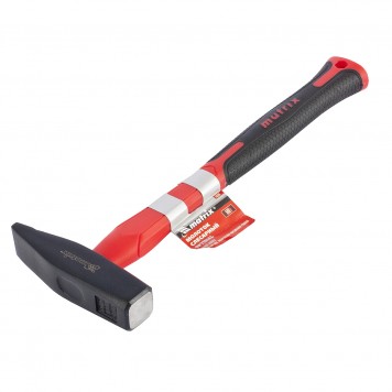 10365 | Молоток слесарный 100 г, фибергласовая обрезиненная рукоятка, квадратный боек, MATRIX OPTIMAL-1