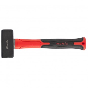 10950 | Кувалда 1000 г, фибергласовая обрезиненная рукоятка, MATRIX OPTIMAL-0