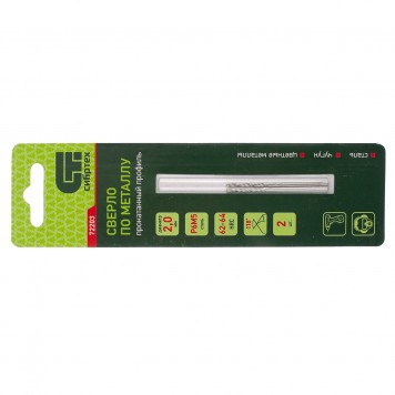 72203 | Сверло по металлу, 2 мм, Р6М5,2 шт, СИБРТЕХ-0