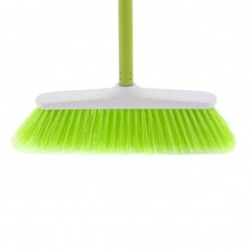 93545 | Щетка пластмассовая для подметания пола, 270 мм, салатовая щетина, c черенком, 120 см, D 22 мм, ELFE CLASSIC-0