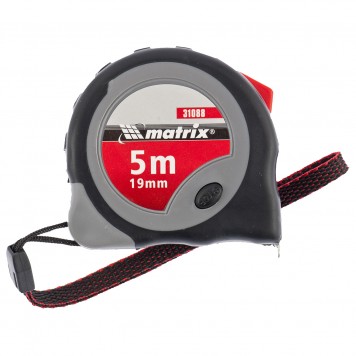 31088 | Рулетка 5 м х 19 мм, двухкомпонентный корпус, плавная фиксация, MATRIX CONTINUOUS FIXATION-0