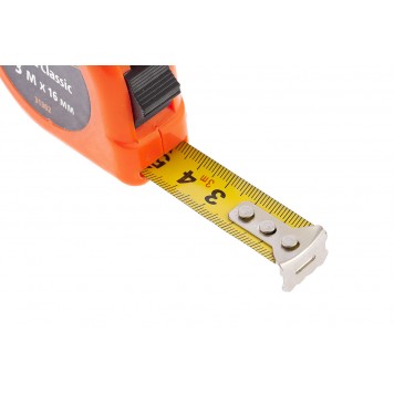 31302 | Рулетка 3 м х 16 мм, пластиковый корпус, SPARTA CLASSIC-2