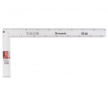 32475 | Угольник, 450 мм, алюминиевый, литой, MATRIX-0