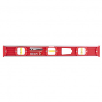 33701 | Уровень магнитный, 460 мм, 3 глазка, MATRIX-0