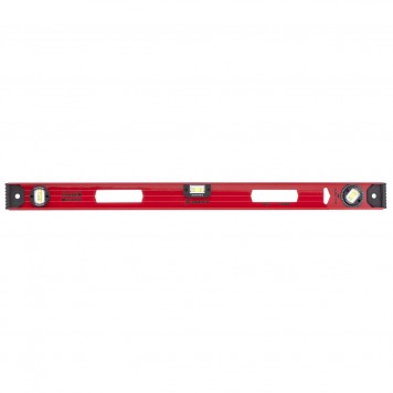 34008 | Уровень алюминиевый "Рельс", 800 мм, 3 глазка, усиленный, MATRIX-0