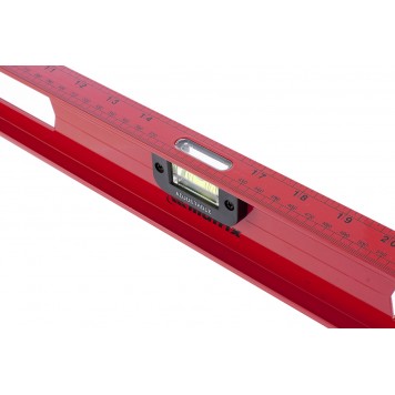 34008 | Уровень алюминиевый "Рельс", 800 мм, 3 глазка, усиленный, MATRIX-2