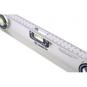 34020 | Уровень алюминиевый "Рельс", 400 мм, 3 глазка (1 поворотный), MATRIX-2