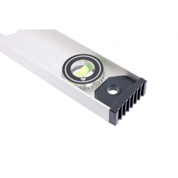 34023 | Уровень алюминиевый "Рельс", 600 мм, 3 глазка (1 поворотный), MATRIX-1