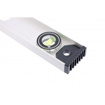 34026 | Уровень алюминиевый "Рельс", 800 мм, 3 глазка (1 поворотный), MATRIX-1