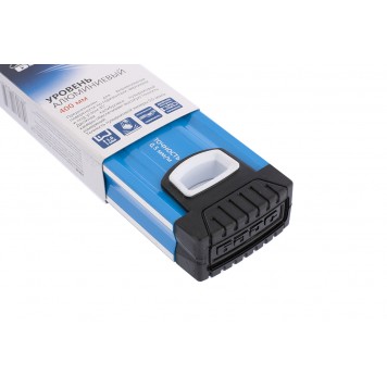 34420 | Уровень алюминиевый, 400 мм, профиль 1,6 мм, фрезерованный, ударопрочные заглушки, 3 глазка, БАРС-2