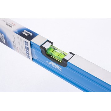 34422 | Уровень алюминиевый, 600 мм, профиль 1,6 мм, фрезерованный, ударопрочные заглушки, 3 глазка, БАРС-2