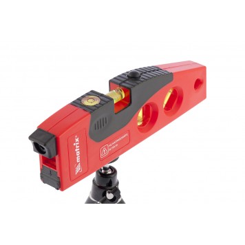 35022 | Уровень лазерный, 180 мм, 220 мм штатив, 4 глазка, MATRIX-1