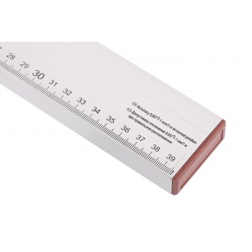 35104 | Уровень алюминиевый, 400 мм, 2 глазка, линейка, SPARTA-1