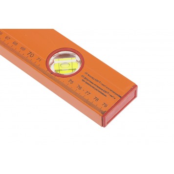 330265 | Уровень алюминиевый, 800 мм, 3 глазка, желтый, линейка, SPARTA-2