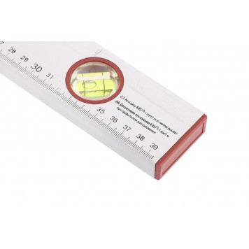 331205 | Уровень алюминиевый, 400 мм, 3 глазка, линейка, SPARTA-2