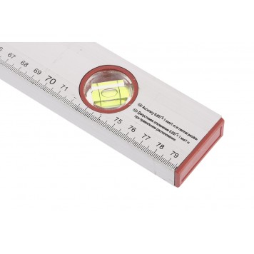 331265 | Уровень алюминиевый, 800 мм, 3 глазка, линейка, SPARTA-1