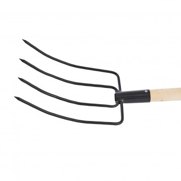 63807 | Вилы четырехрогие сенные, 210 х 310 мм, с черенком, СИБРТЕХ-0