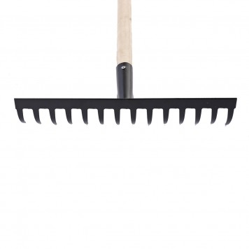 61742 | Грабли 14-зубые, 360 мм, с черенком, прямые, СИБРТЕХ-1