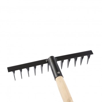 61744 | Грабли 12-зубые, 300 мм, с черенком, витые, СИБРТЕХ-0