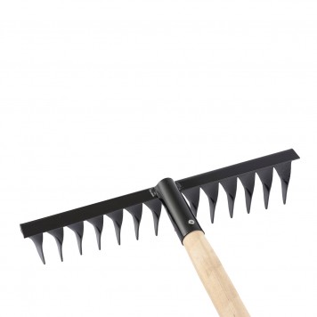 61768 | Грабли 14-зубые, 350 мм, с черенком, витые, СИБРТЕХ-0
