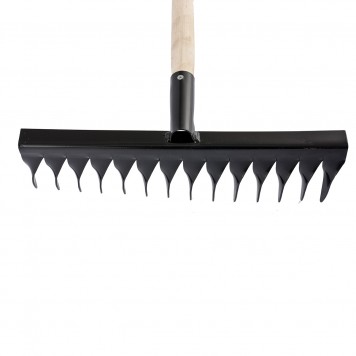 61768 | Грабли 14-зубые, 350 мм, с черенком, витые, СИБРТЕХ-1