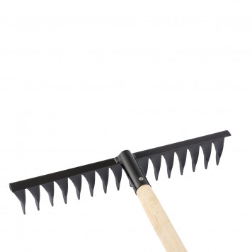 61763 | Грабли 16-зубые, 420 мм, с черенком, витые, СИБРТЕХ-0