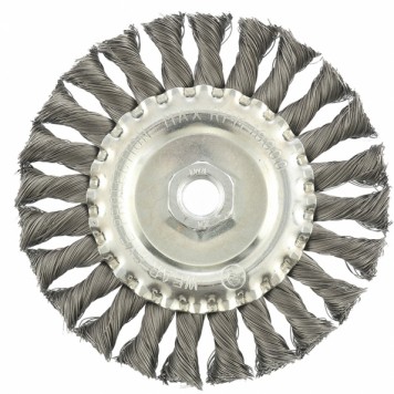 74633 | Щетка для УШМ 125 мм, М14, плоская, крученая проволока 0,35 мм, MATRIX-0