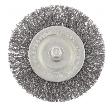 744467 | Щетка для дрели, 60 мм, плоская со шпилькой, витая проволока, СИБРТЕХ-0
