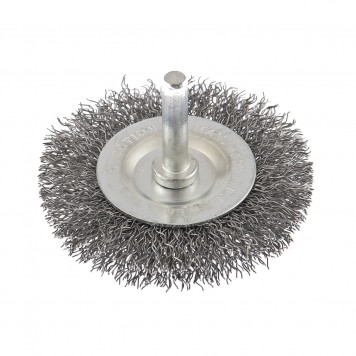 744467 | Щетка для дрели, 60 мм, плоская со шпилькой, витая проволока, СИБРТЕХ-1