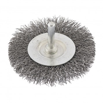 744487 | Щетка для дрели, 75 мм, плоская со шпилькой, витая проволока, СИБРТЕХ-2