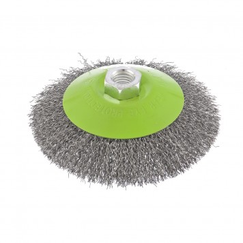 746167 | Щетка для УШМ, 125 мм, М14, "тарелка", витая проволока, СИБРТЕХ-1