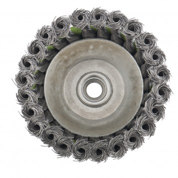 746277 | Щетка для УШМ, 125 мм, М14, "чашка", крученая металлическая проволока, СИБРТЕХ-2