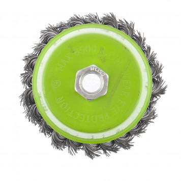 746287 | Щетка для УШМ, 100 мм, М14, "чашка", крученая металлическая проволока, СИБРТЕХ-1