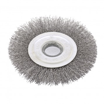 746567 | Щетка для УШМ, 125 мм, посадка 22,2 мм, плоская, витая проволока, СИБРТЕХ-2