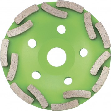 72955 | Чашка алмазная зачистная 125 мм, двухрядная, СИБРТЕХ-0