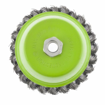 746247 | Щетка для УШМ, 75 мм, М14, "чашка", крученая металлическая проволока, СИБРТЕХ-1