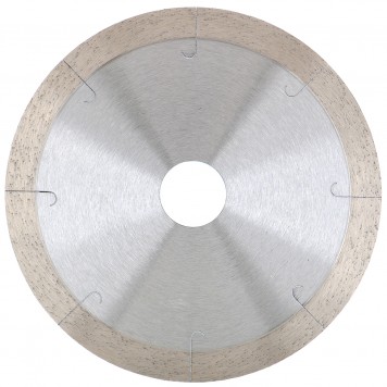 73036 | Диск алмазный, 115 х 22,2 мм, сплошной c лазерной перфорацией, мокрая резка, GROSS-1