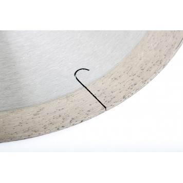 73041 | Диск алмазный, 180 х 22,2 мм, сплошной c лазерной перфорацией, мокрая резка, GROSS-3