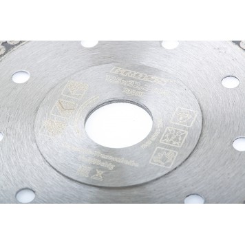 73053 | Диск алмазный, 125 х 22,2 мм, тонкий, сплошной (Jaguar), мокрая резка, GROSS-3