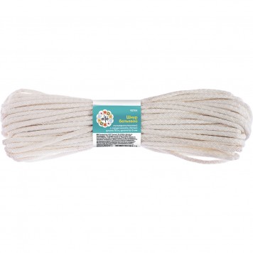 93714 | Шнур бельевой, полипропиленовый с сердечником D 5 мм, L-25 м, цветной, ELFE-0