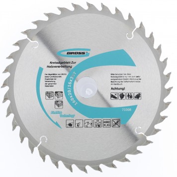 73308 | Пильный диск по дереву 160 x 20/16 x 36Т, GROSS-0