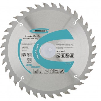 73319 | Пильный диск по дереву 190 x 30 x 36Т, GROSS-0